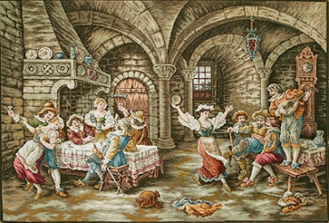 At the Inn (without embroidered decorative frame)