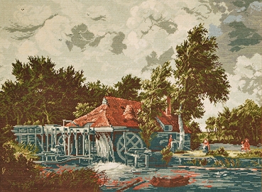 Holländische Wassermühle