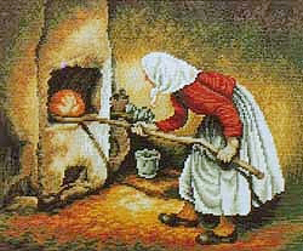 Woman Baker - Miniature