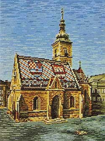 Church St. Markus in Old Zagreb